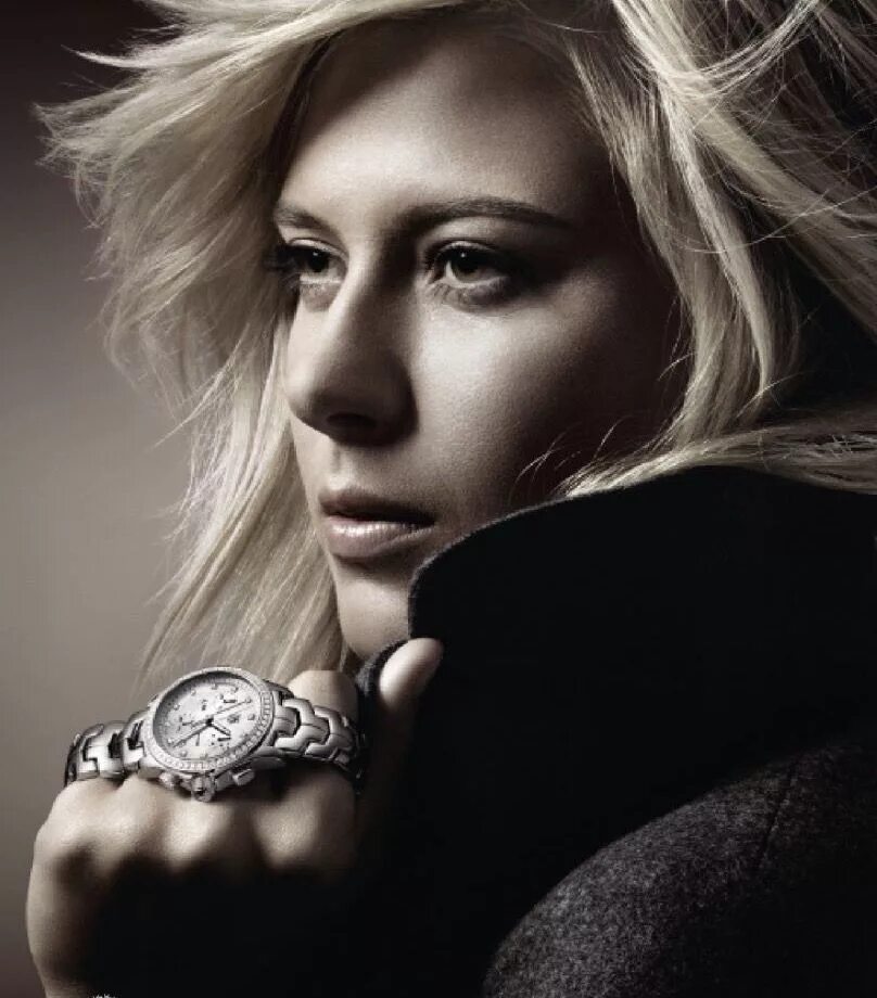 Maria watches. Tag Heuer которые рекламируют Шарапова.