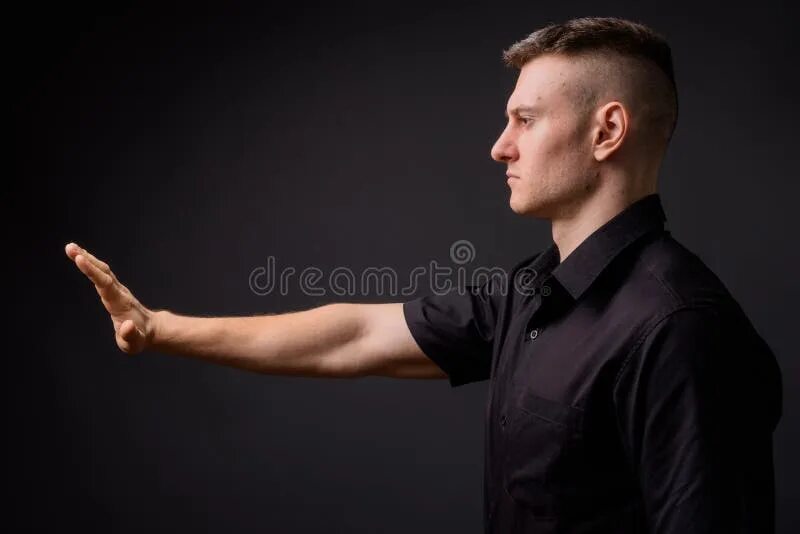 Hands on the side