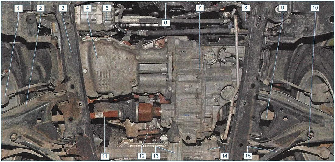 Снизу по середине. Nissan Almera n15 снизу. Nissan Almera n16 днище. Днище Ниссан Альмера н16. Nissan Almera n16 двигатель снизу.