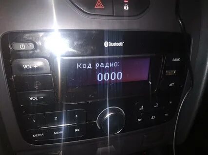 Дастер как узнать код радио