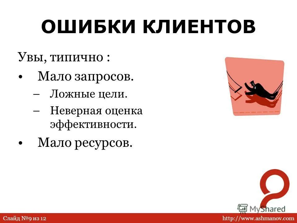 Ошибка клиента
