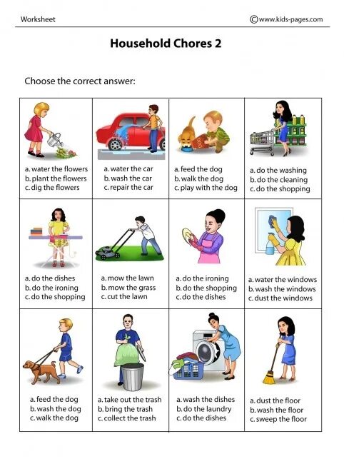 Housework exercises