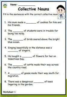Adjective noun exercises