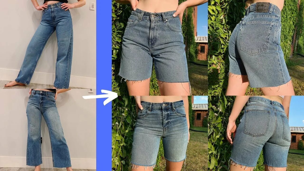 Как из джинс сделать бермуды. Бермуды шорты из джинс. lgb upcycle jeans. myway джинсы 1992. шорты багги джинсовые у 2к.