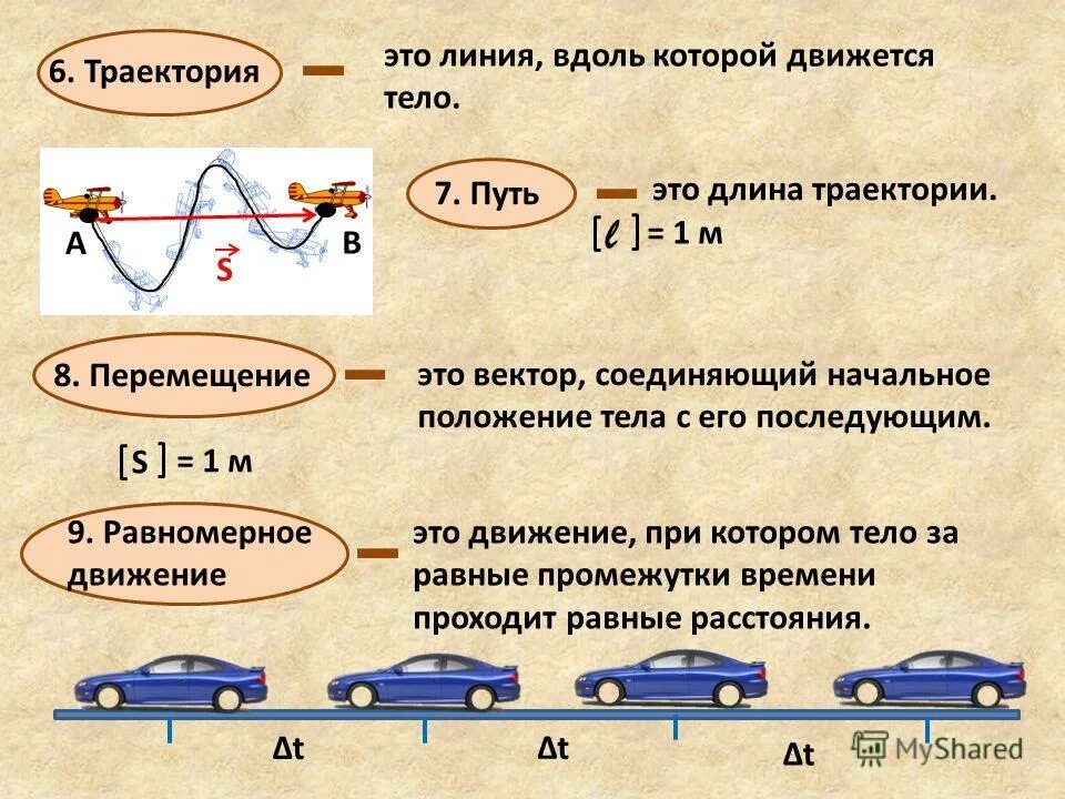 В каком случае тело движется. Траектория движения тела физика. Понятие траектории. Путь это длина траектории. Траектория движения и путь.