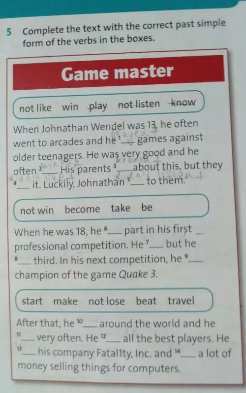 Use the correct past form. Complete the text with the correct past simple form of the verbs in the Box. Complete the Dialogue with the correct past simple form of the. Choose the correct past simple form for each verb. 1 Feel felt fell.