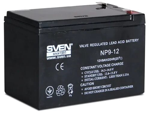 Аккумулятор 12 9 ампер. Аккумулятор np 9-12 12v 9ah. аккумулятор sven 9 ампер час. np9-12. аккумуляторы свен 75.