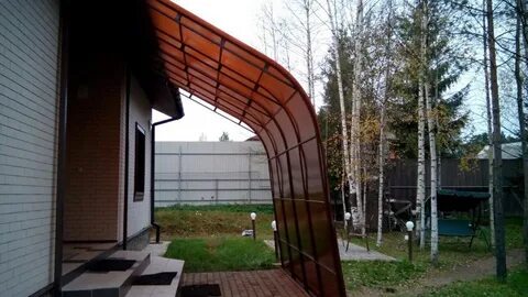 Чем закрыть стены навеса