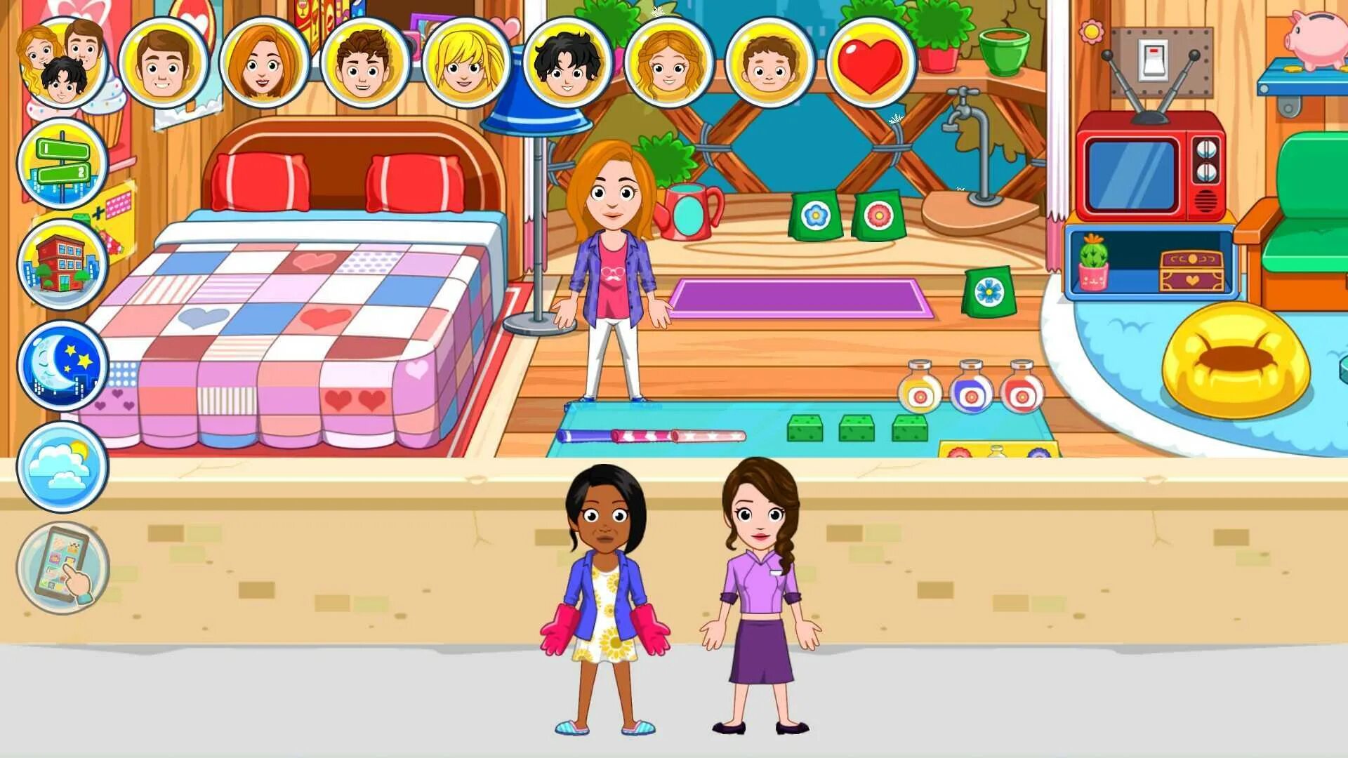 Игры для детей для 2 человек. Игры для девочек. интересные игры для девочек. популярные игры для девочек. игра my city.