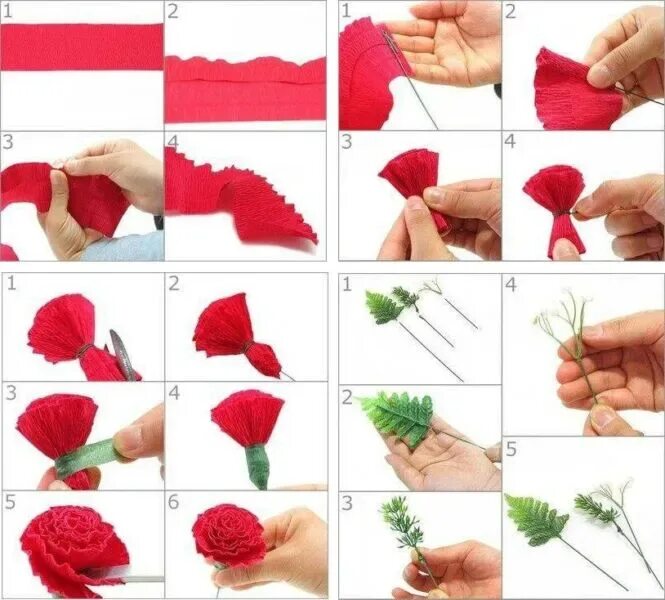 Как сделать 9 из цветов