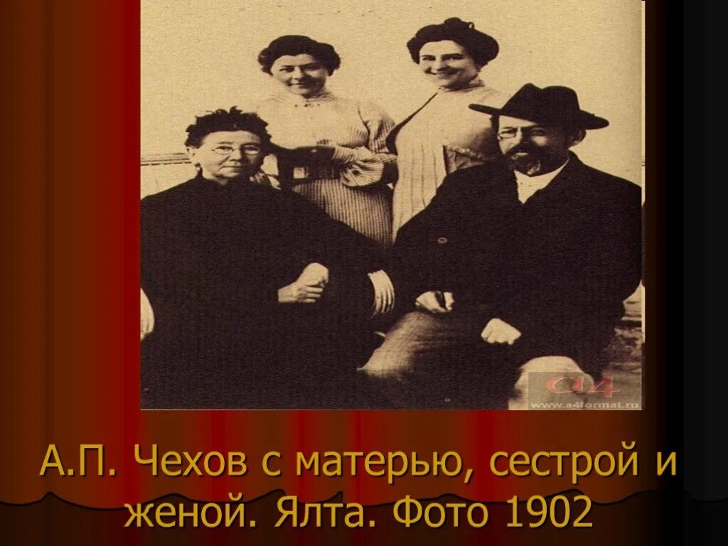 Чехов мать. Чехов с семьей в Ялте. Мать а п Чехова. А П Чехов с женой. Сестра а п чехова