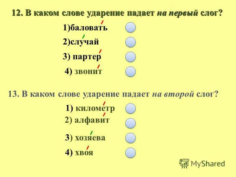 Ударение в слове магазин на какой слог