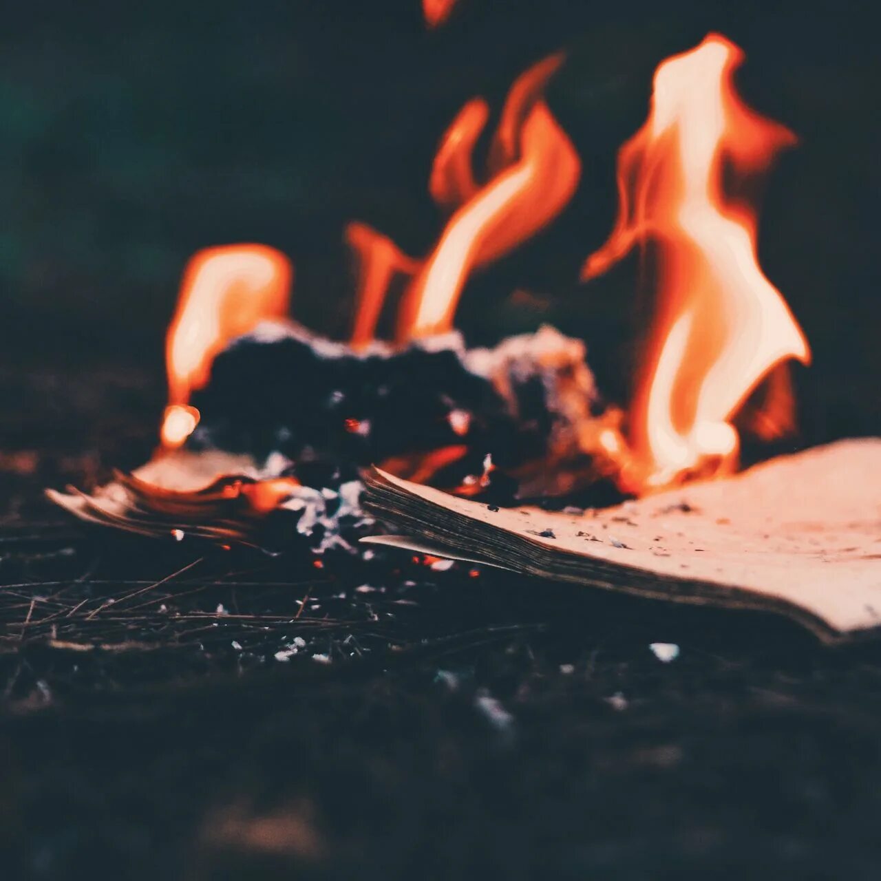 Тлеющий огонь. Дотла 2. Горящая книга. Эстетический огонь. Гиф жгут бумаги.