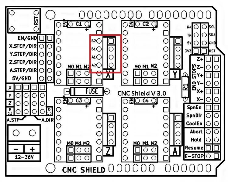 Cnc uno. Cnc shield v3. шилд для ардуино уно распиновка. плата расширения cnc shield v3.0 для arduino uno. cnc shield v3.0 datasheet.