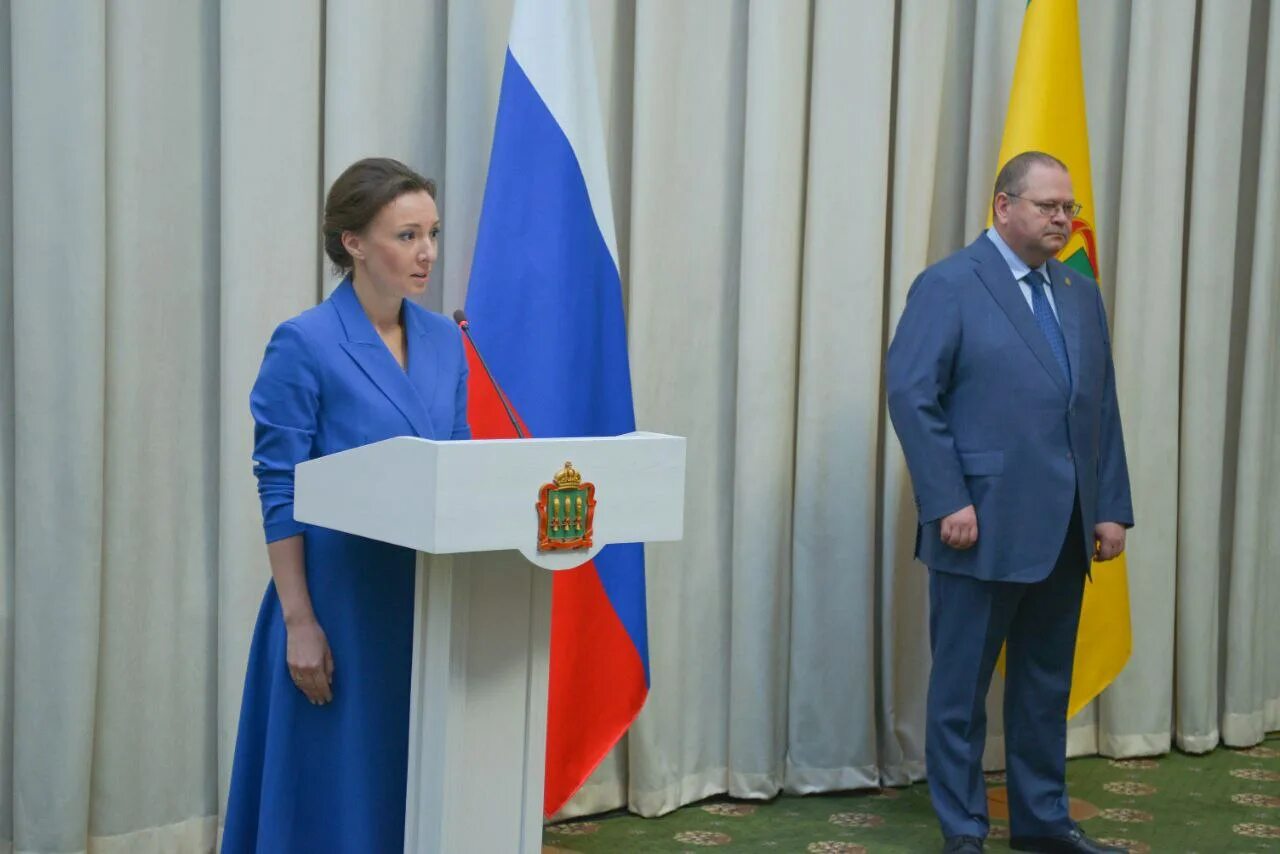 Награждение в Губернаторском доме в Пензе.