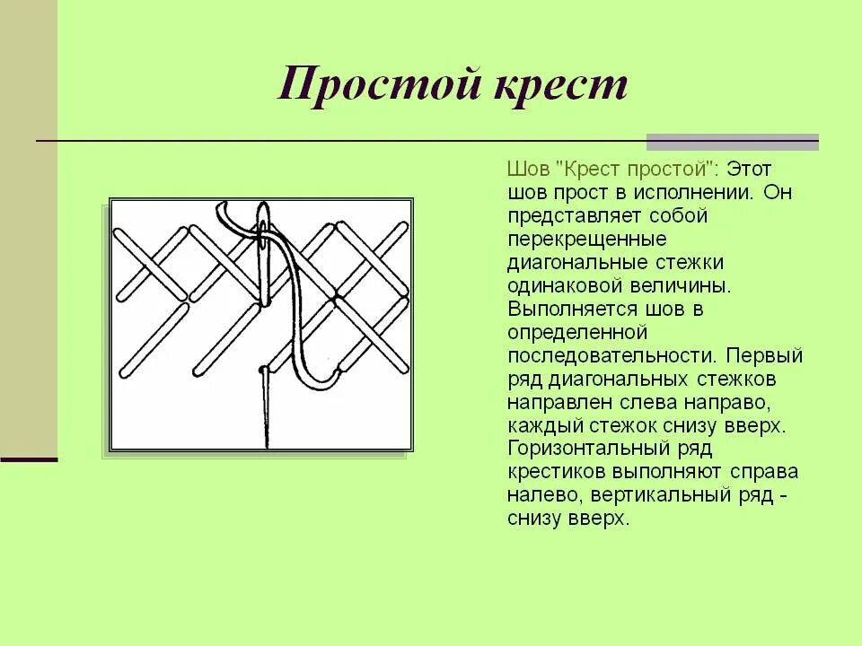 Стежки крест. Шов крестиком. Шов крест. Стежок крестом. Схема шва крест.