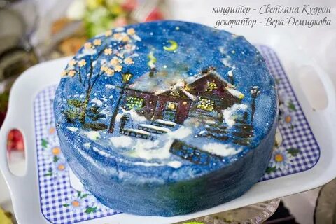 Рисовая картинка на торт