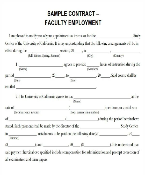 Complete contract. Employment contract example. employment contract образец. employment agreement. sample employment contract.