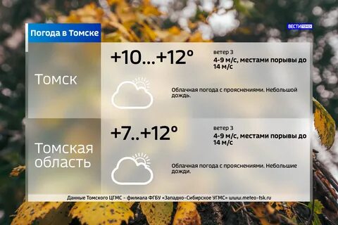 Прогноз погоды на декабрь томск
