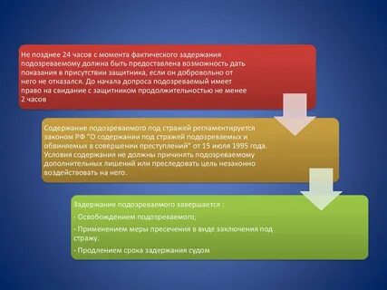 Виды мест заключения под стражу