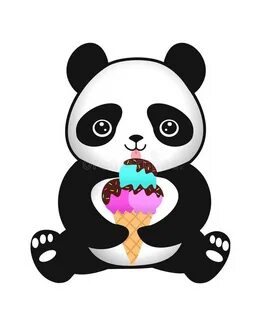 Ice cream panda