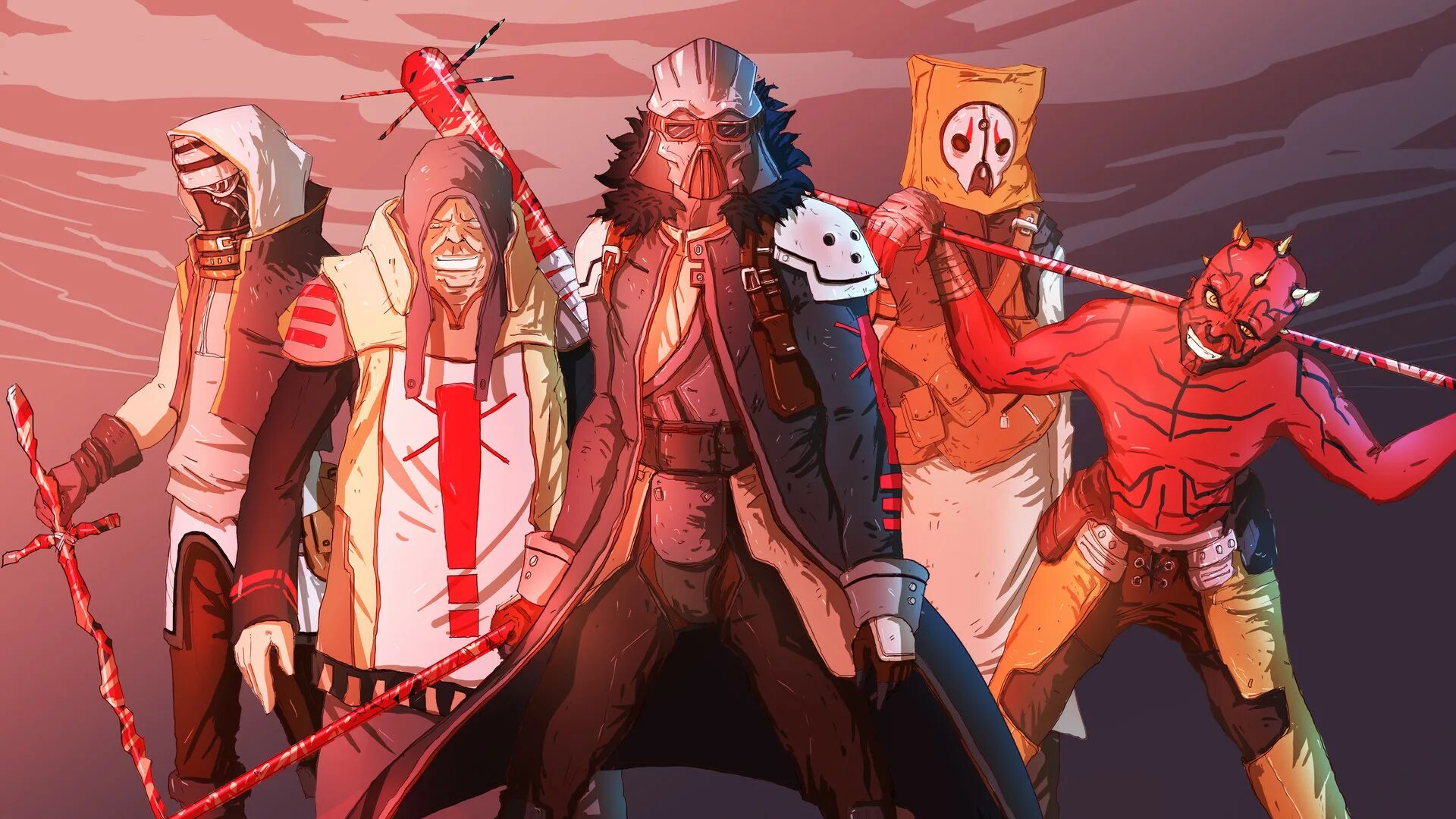 Gang обои. Bloods gang. любой персонаж.