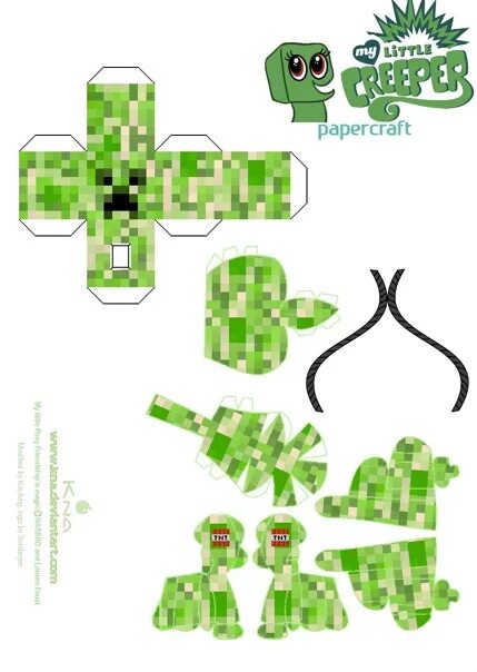 Крипер из бумаги схемы Creeper Printable Minecraft Creeper Papercraft Template Minecraft printables,