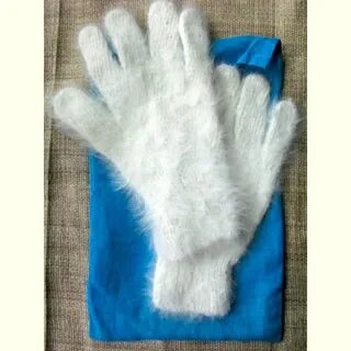 Перчатки из ангоры