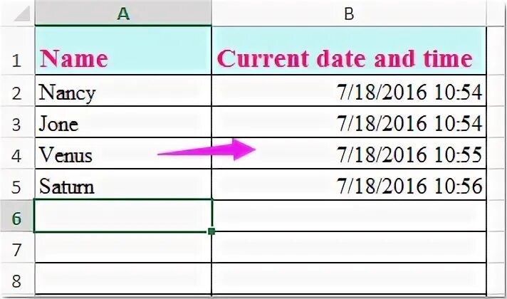 Date entering. Date entering