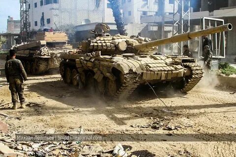 Видео боев танков в сирии