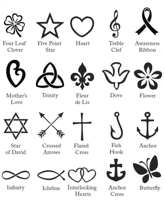 Символы и значения тату