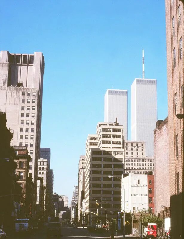 Небоскребы 2001. World trade Center in 1979. The Twin Towers in New York 1980s. Бостон Сан-Велли.