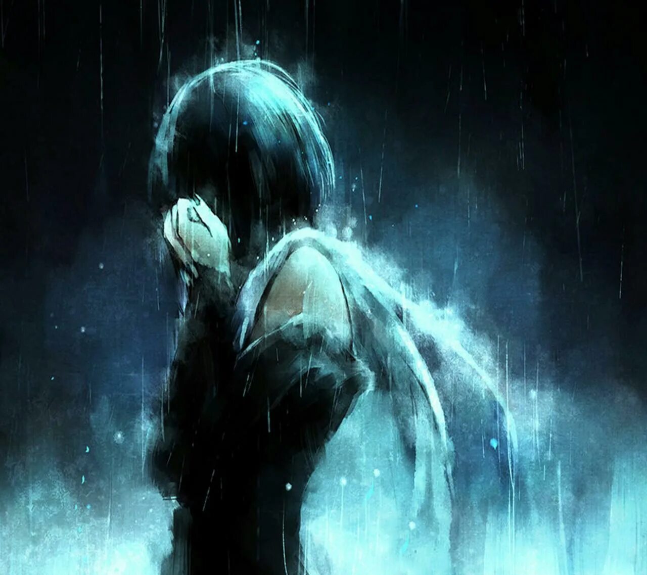 Krick drowning in the rain