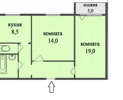 Площадь 2 кв м