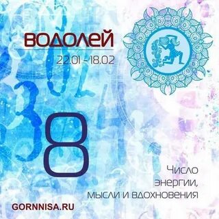 Число года водолей