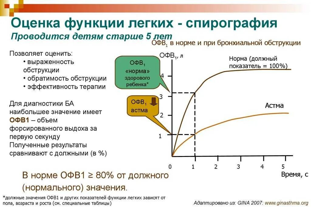 Спирография как проводится