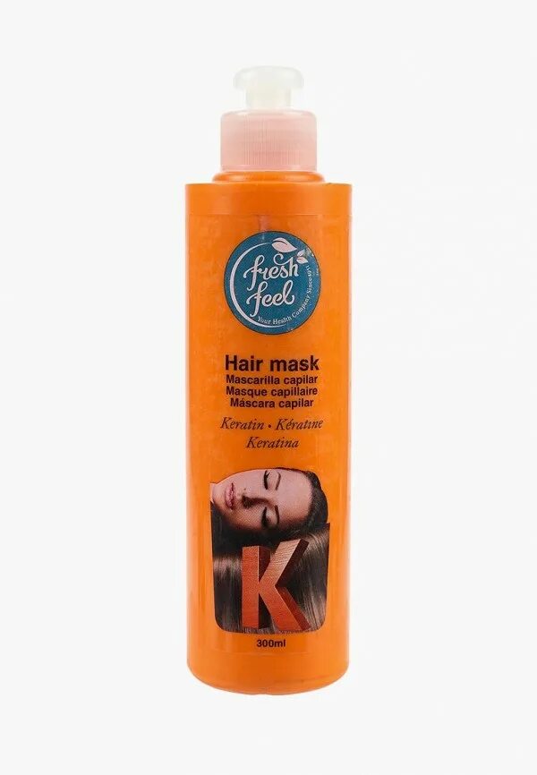 Маска для волос fresh. Fresh feel Keratin. Маска для волос тюбик зеленого цвета кератин.