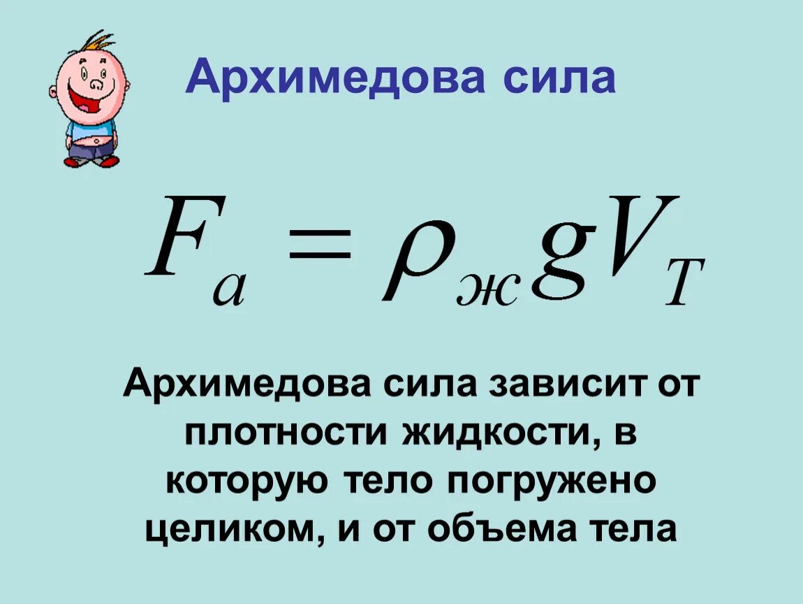 Архимедова сила формула физика. Архимедовой силы. Архимедова тела. Архимедова сила зависит от. Архимедова сила формула 7 класс.