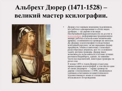 Биография альбрехта дюрера