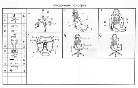 Сборка кресла tetra