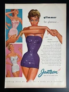 Vintage 1950s Jantzen Swimwear Print Ad image 0.