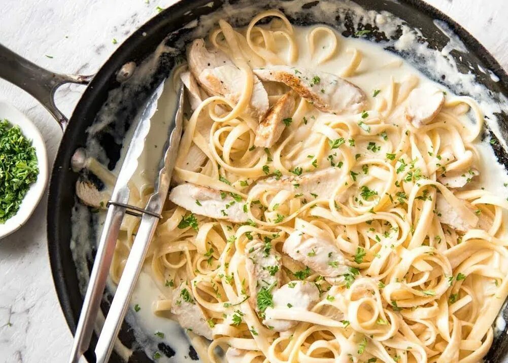 Макароны сметана сыр рецепт