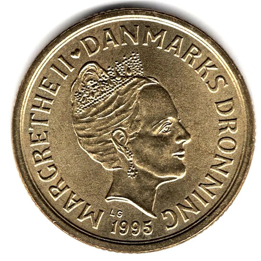 20 кронов в рублях. 20 Kroner 2006. Krone Danmark 1996. 20k 1995 Danmark.