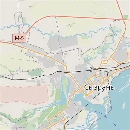 Карта сызрань москва