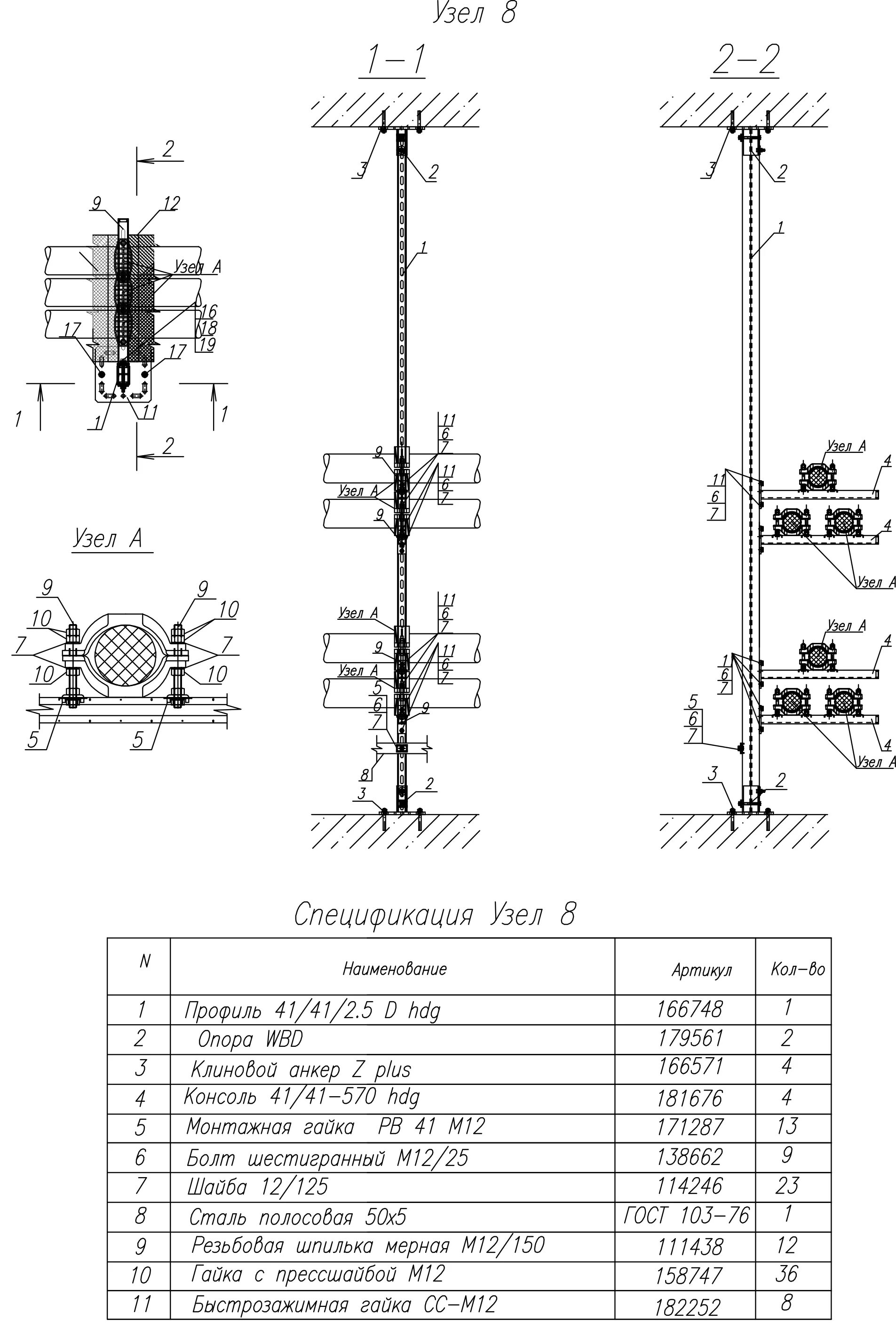 спецификация на узел