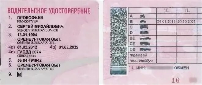 Что означает 12 пункт в водительском удостоверении