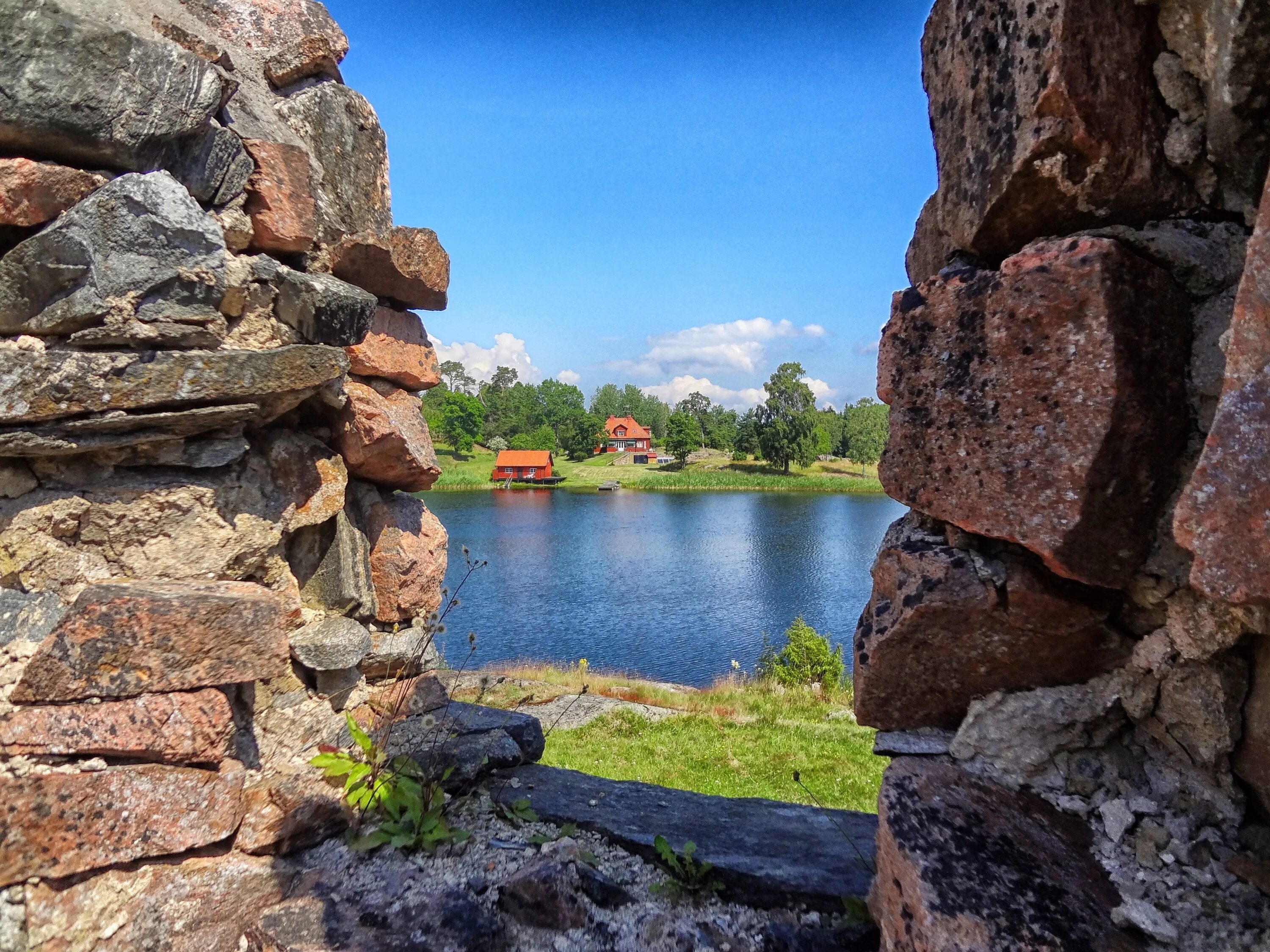 Stone through. Stone through