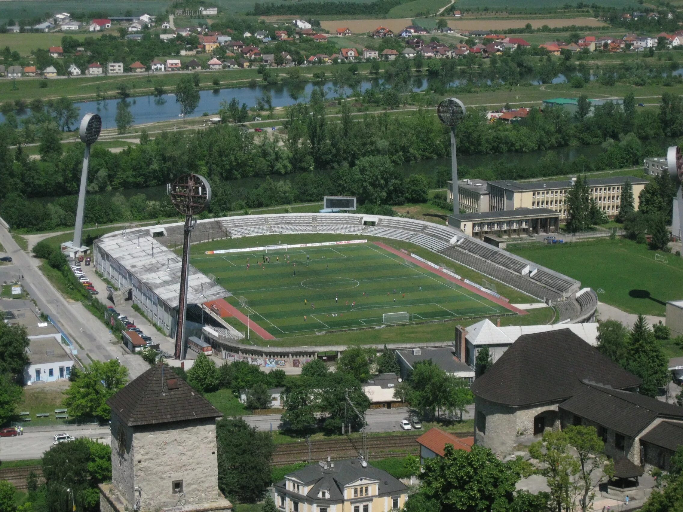 Stadium FC Petržalka 1898 Братислава Словакия футбольный стадион. Štadión Sihoť Тренчин Словакия футбольный стадион. Štadión Pasienky Братислава Словакия футбольный стадион. Стадион антона