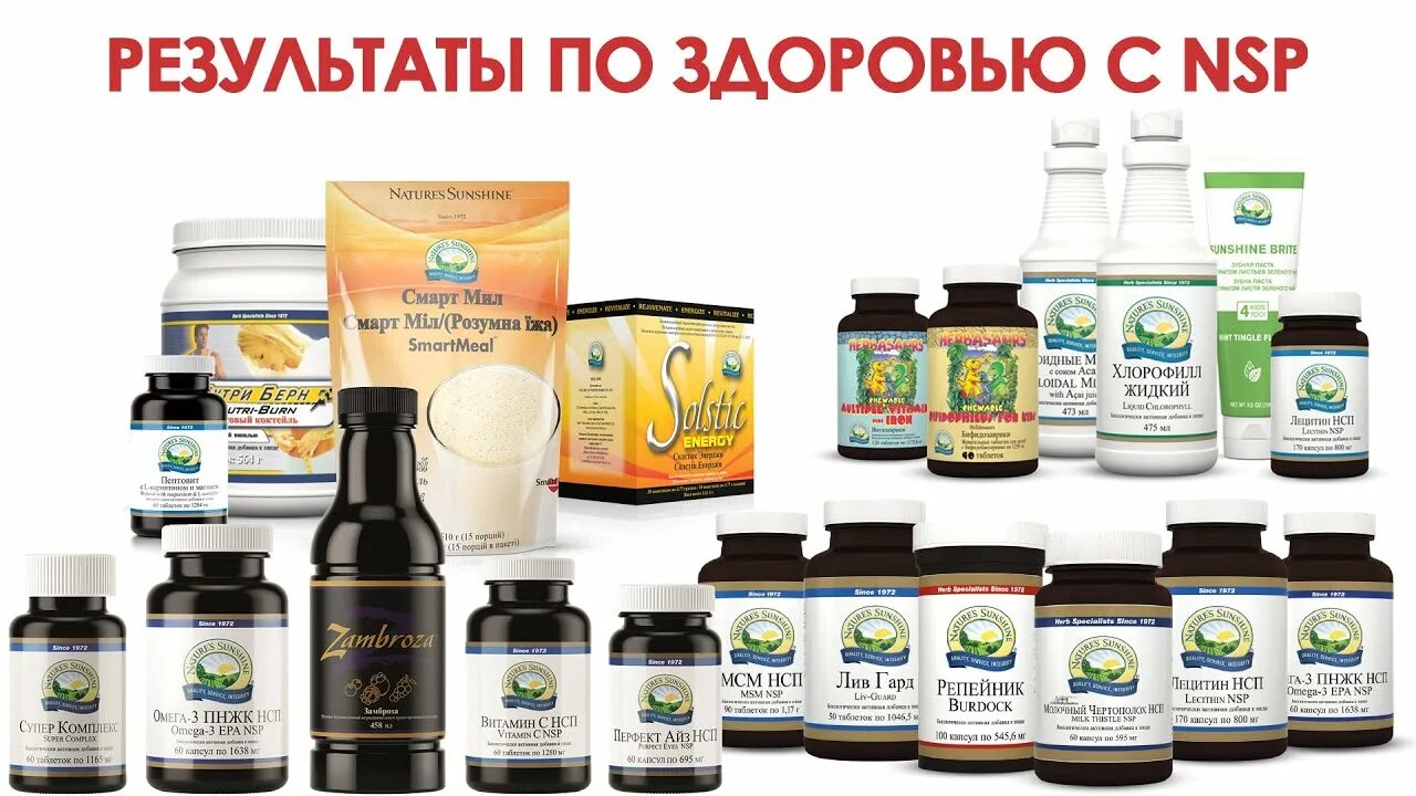 НСП БАДЫ. Компания NSP. Продукция американской фирмы БАДОВ НСП. Результаты НСП. Суперкомплекс нсп