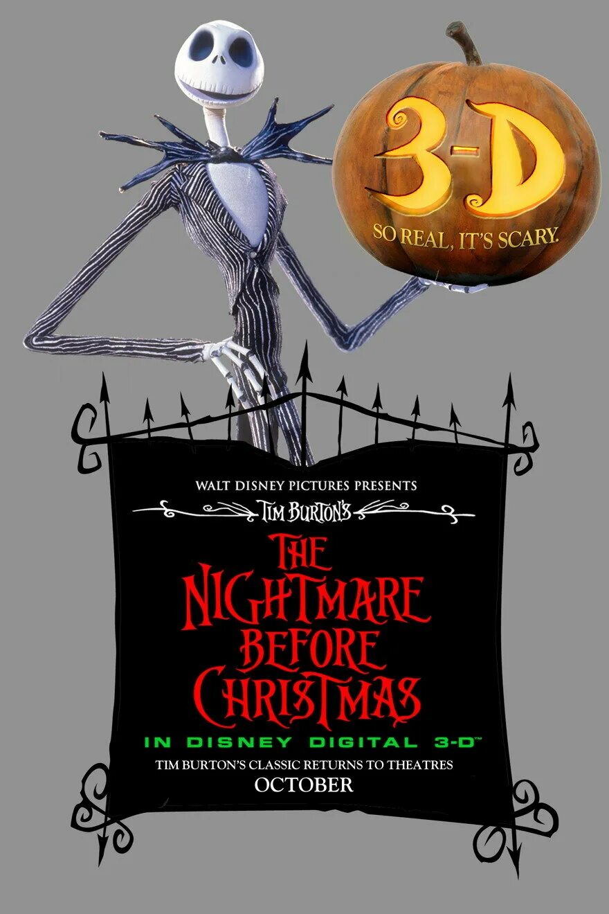 Названия кошмаров. Кошмар перед Рождеством (1993). The Nightmare before Christmas 1993 Постер. Киноплакат кошмар перед Рождеством.